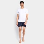 Men's 100% Cotton Boxers , Navy Blue, small
